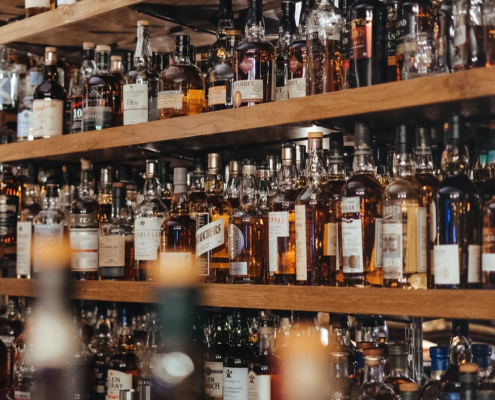 Professional inventory auditing session inside an Irish hospitality venue, showing standard practices implemented by independent stocktaking companies.